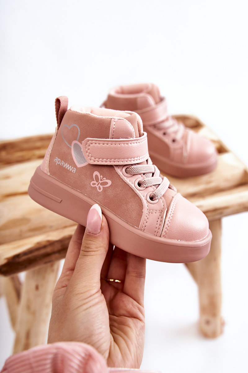 children-s-high-sneakers-with-velcro-pink-cheezi