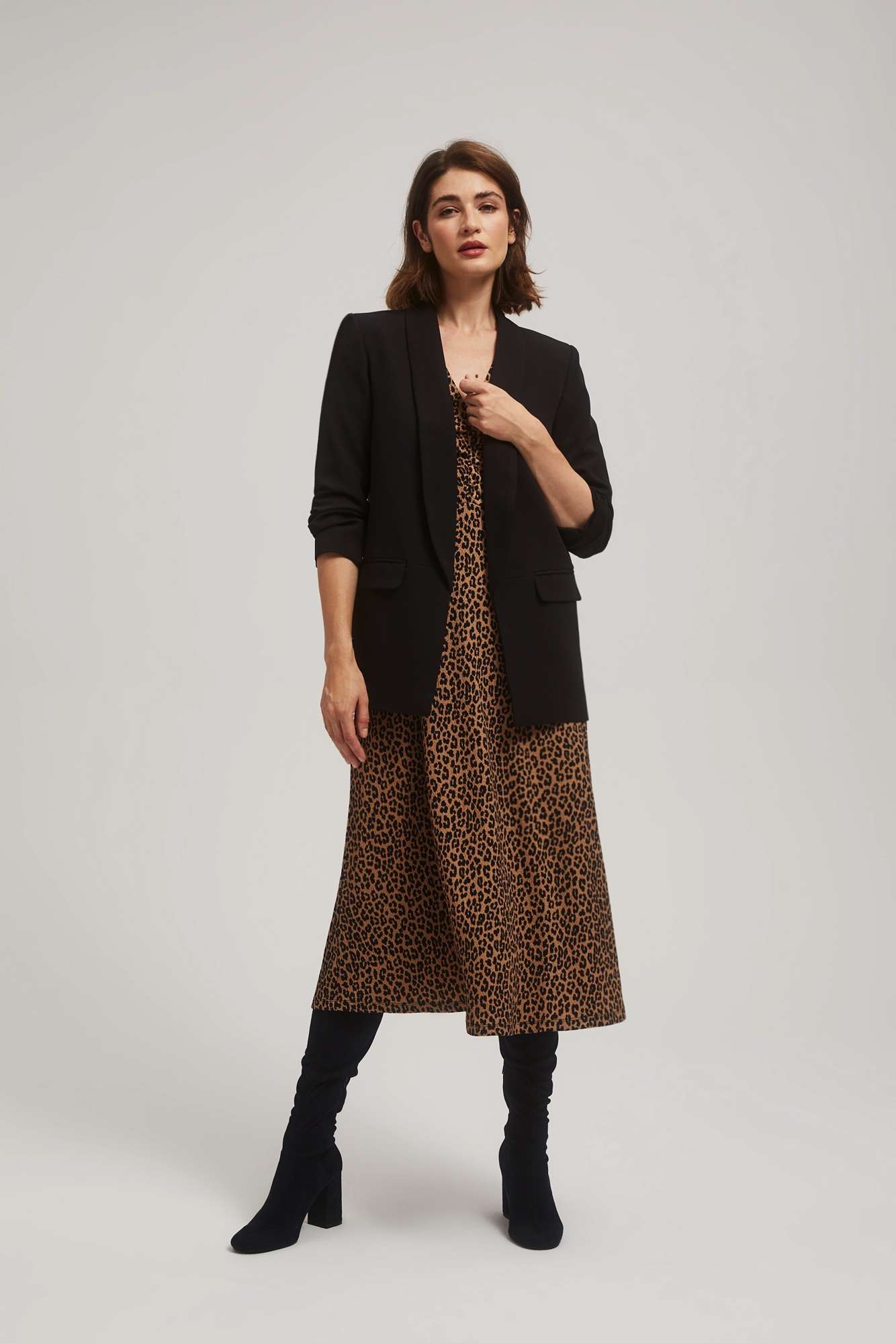 Jacket with 3/4 sleeves