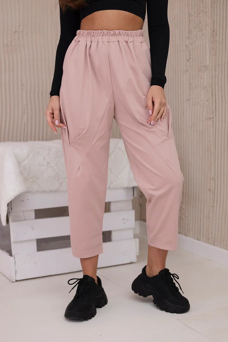 New Punto Trousers with Powder Pink Pockets