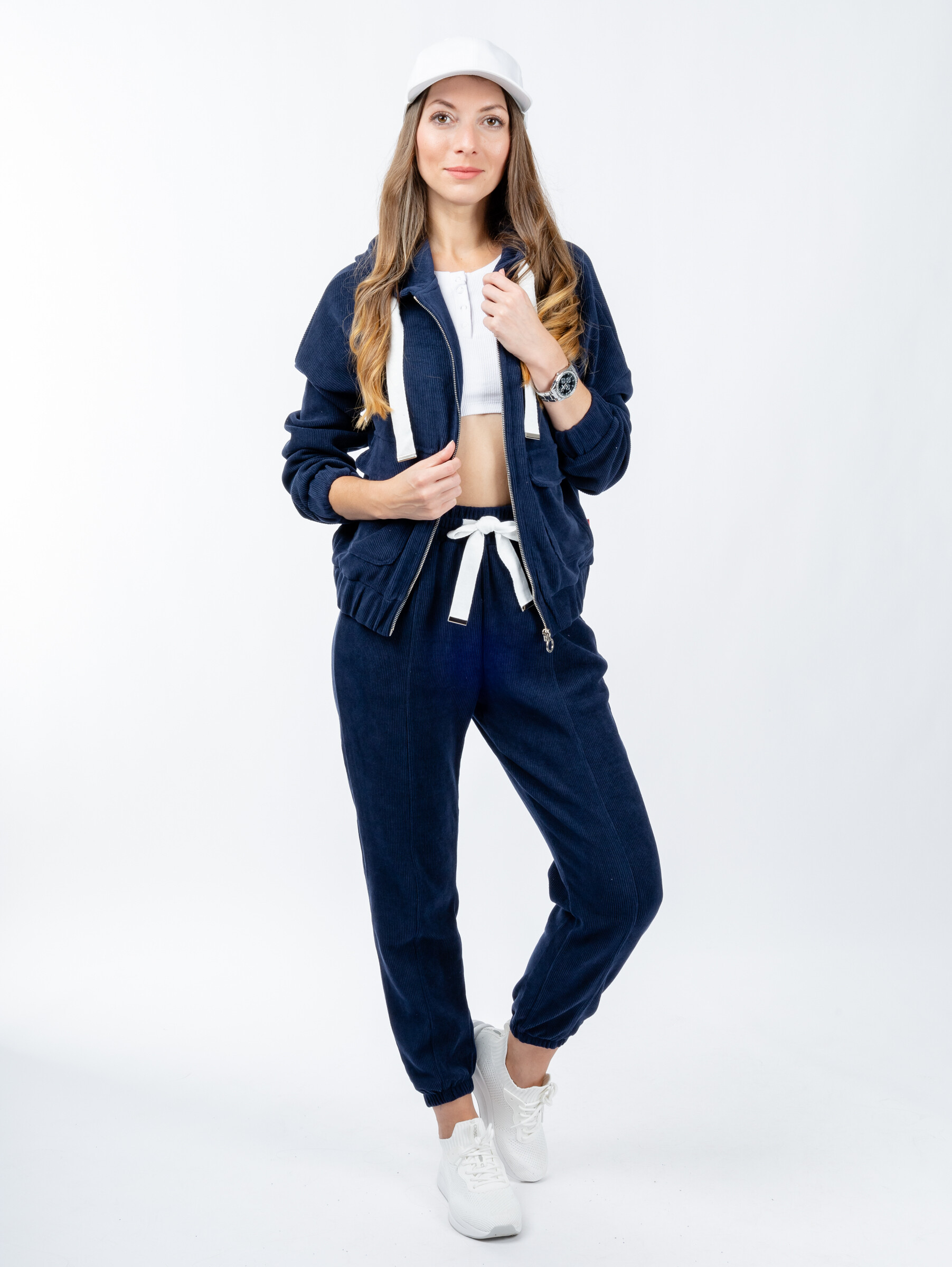 Women&#039;s tracksuit GLANO - dark blue