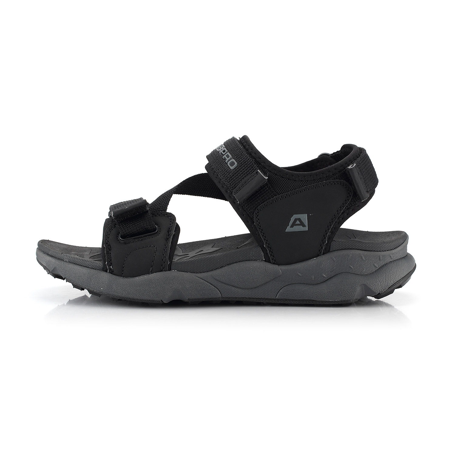 Men's summer sandals ALPINE PRO JARC black