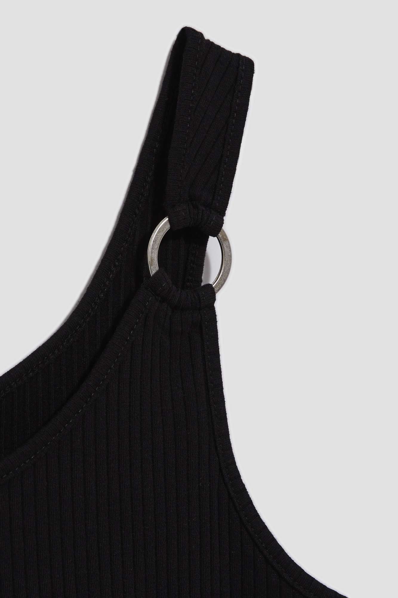 WOMEN'S TOP L-TS-4063 BLACK