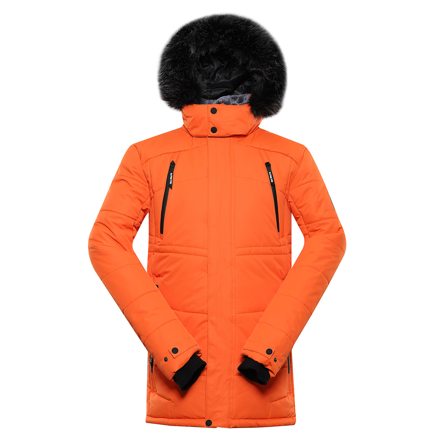 Men's Jacket With Membrane Ptx ALPINE PRO MOLID Spicy Orange