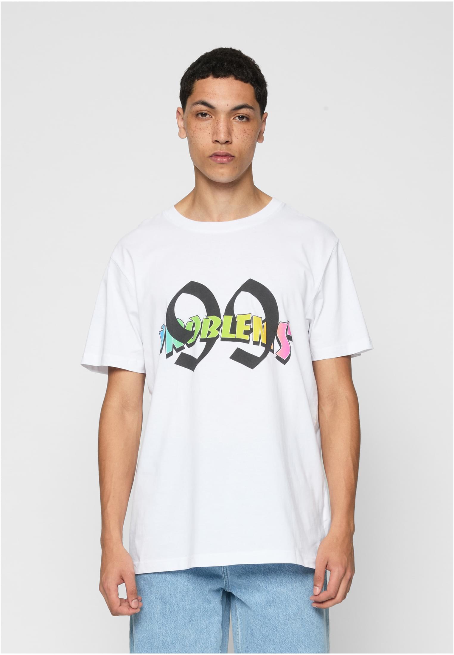 99 Problems Of Rainbow Tee White