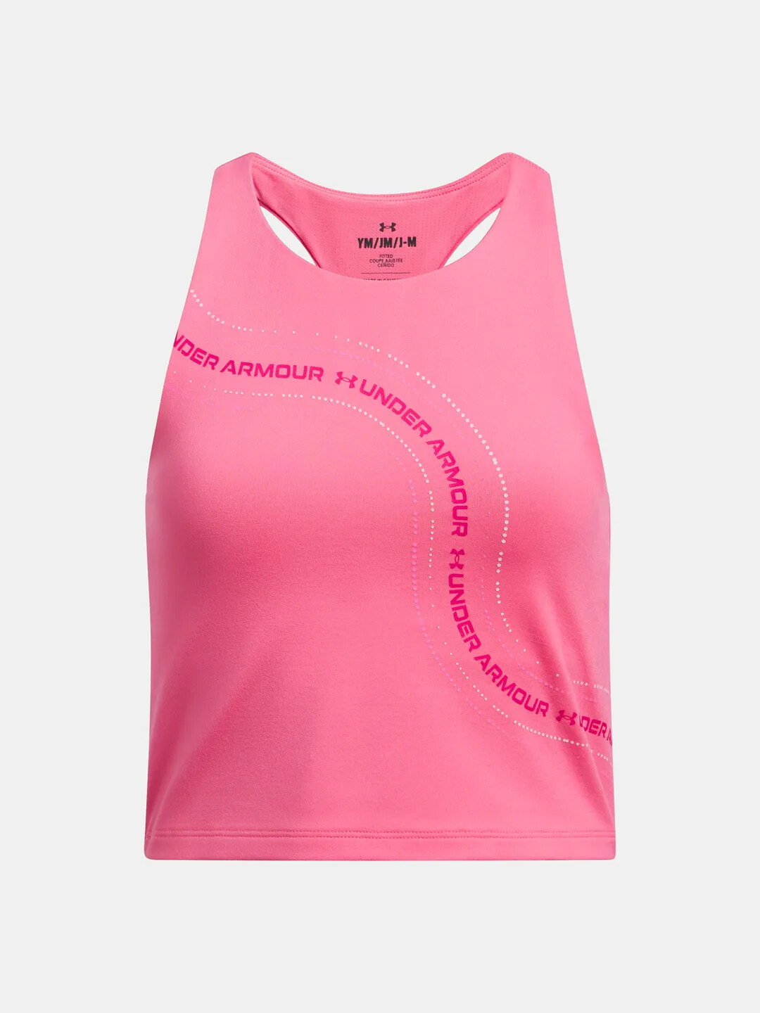 Girls tank top Under Armour G Motion Branded Crop Tank