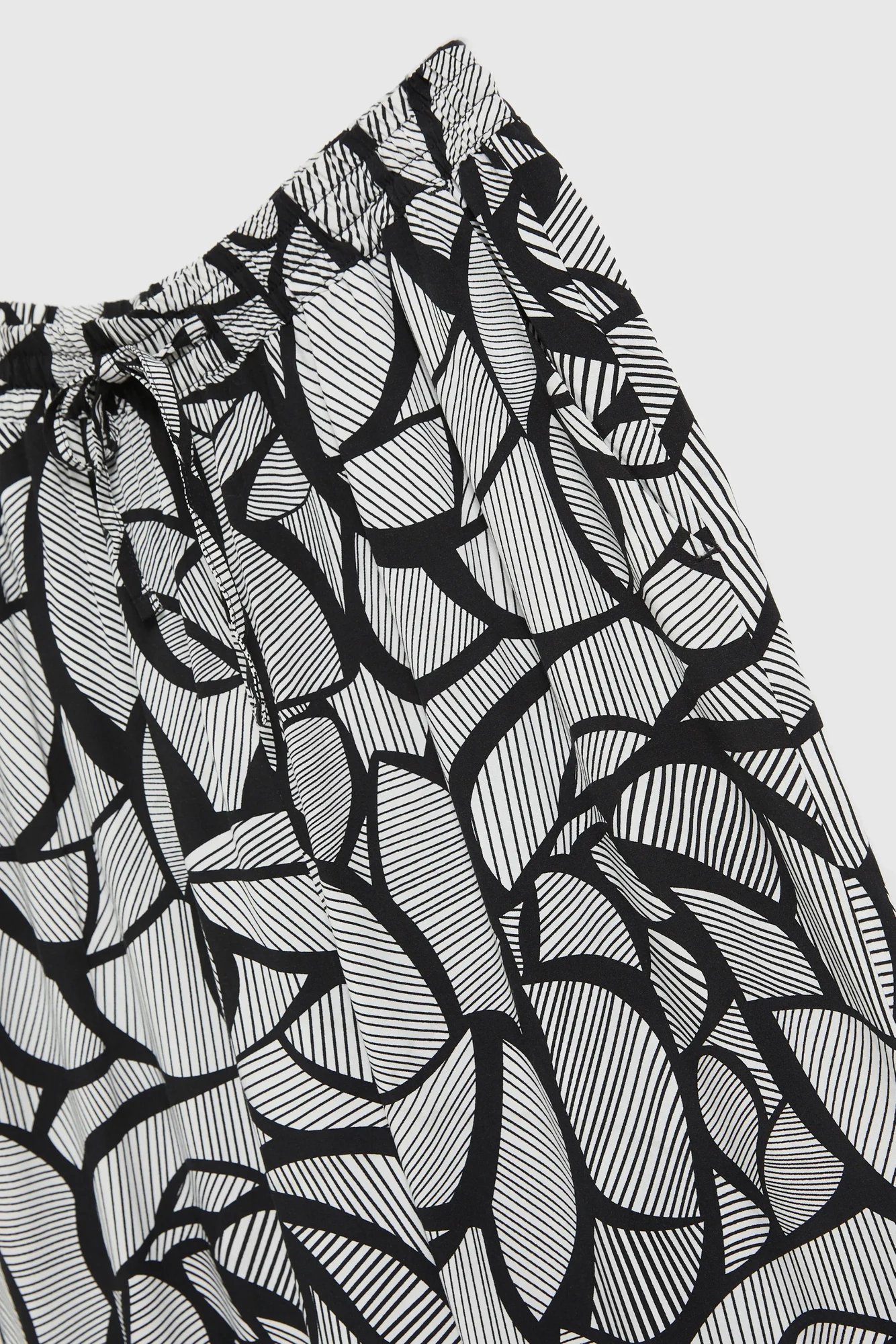 Women's trousers MOODO - black/white