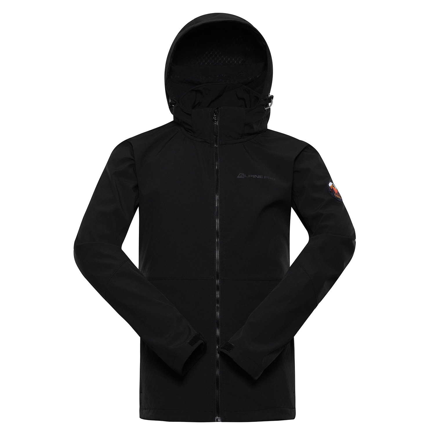 Men's softshell jacket with membrane ALPINE PRO MEROM black