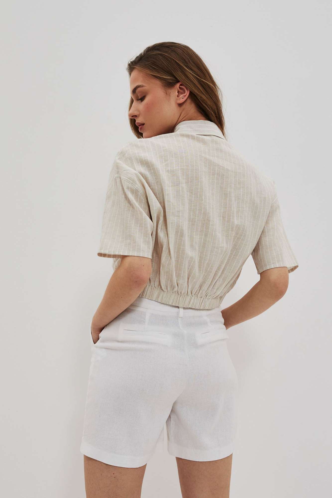 WOMEN'S SHIRT L-KO-4039 BEIGE_OFF WHITE