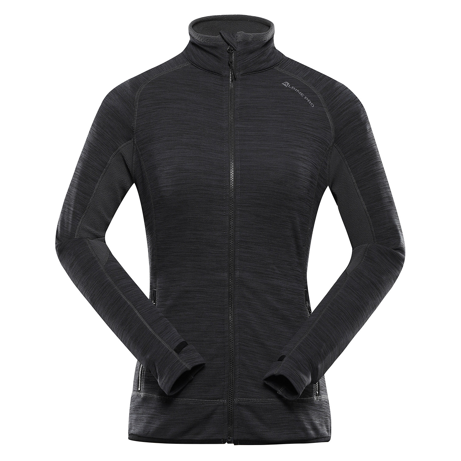 Women's quick-drying sweatshirt with cool-dry ALPINE PRO ONNECA black