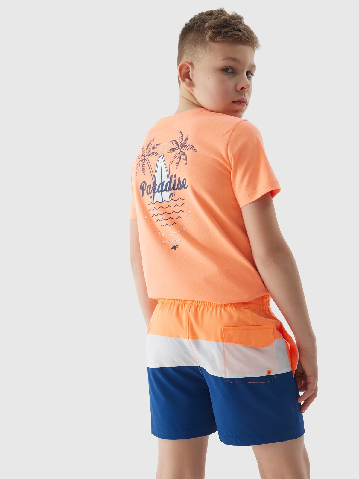 4F Boys&#039; Boardshorts Beach Shorts - Orange