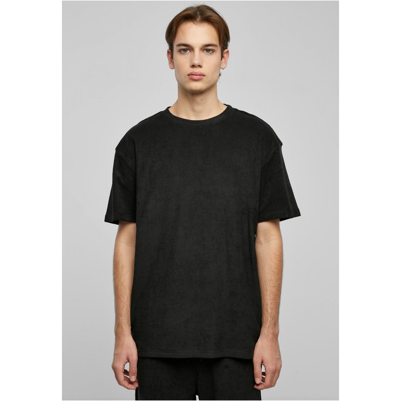 Oversized Towel T-shirt Black