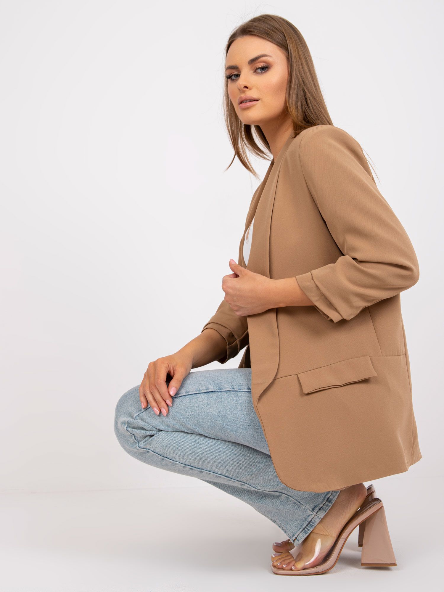Sacou dama Fashionhunters Beige