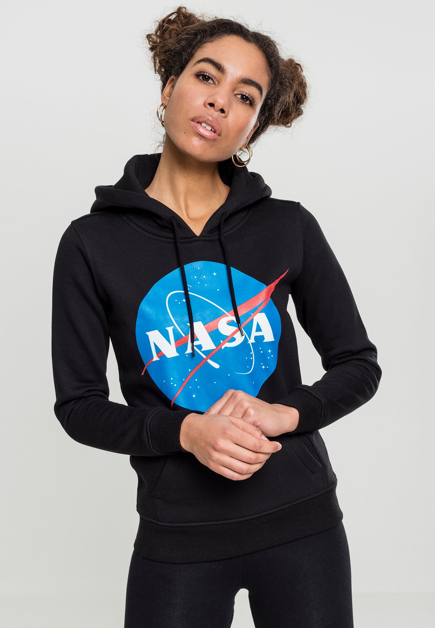 Levně Dámská NASA Insignia Hoody černá