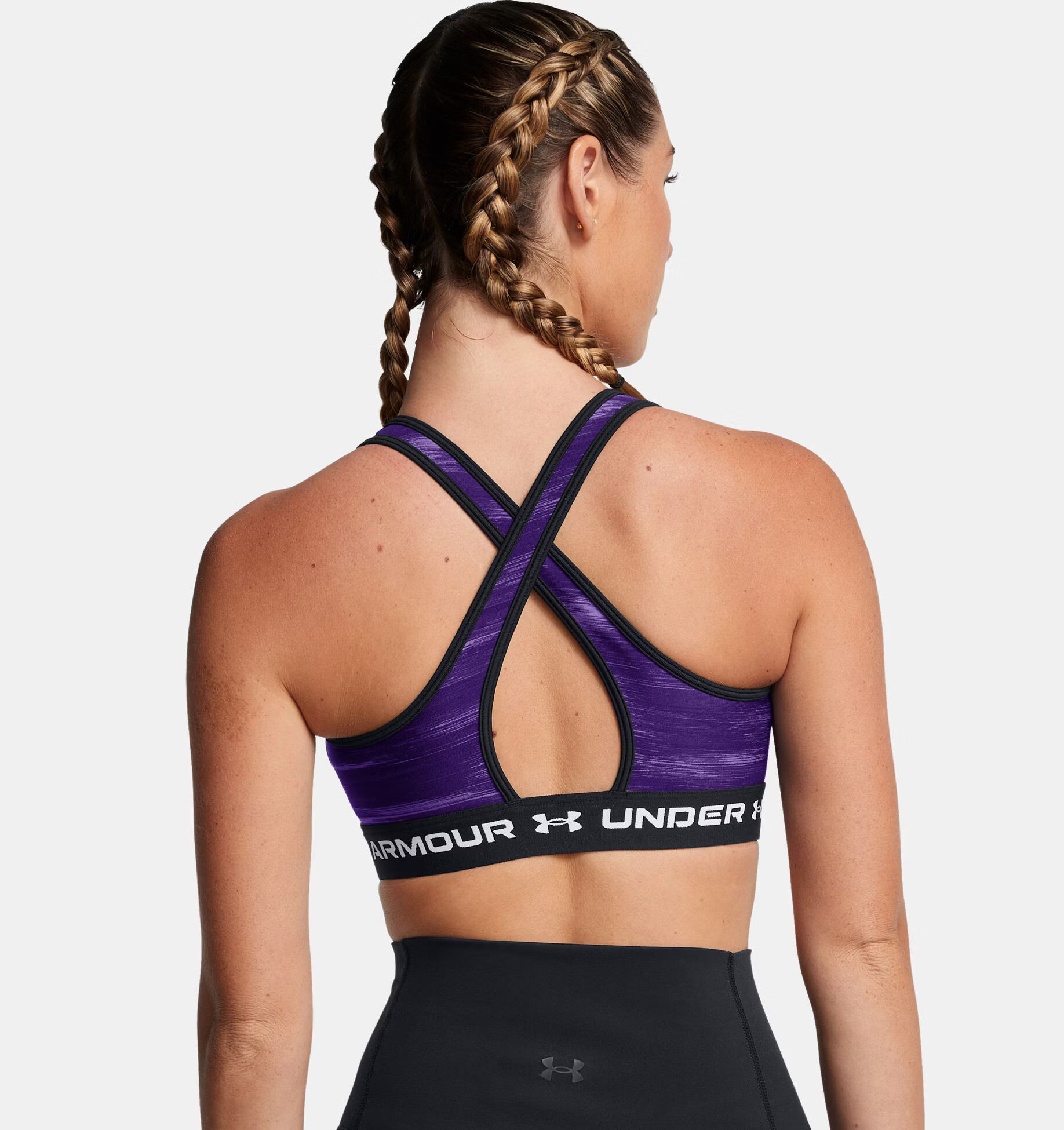 Women's bra Under Armour Crossback Mid Print