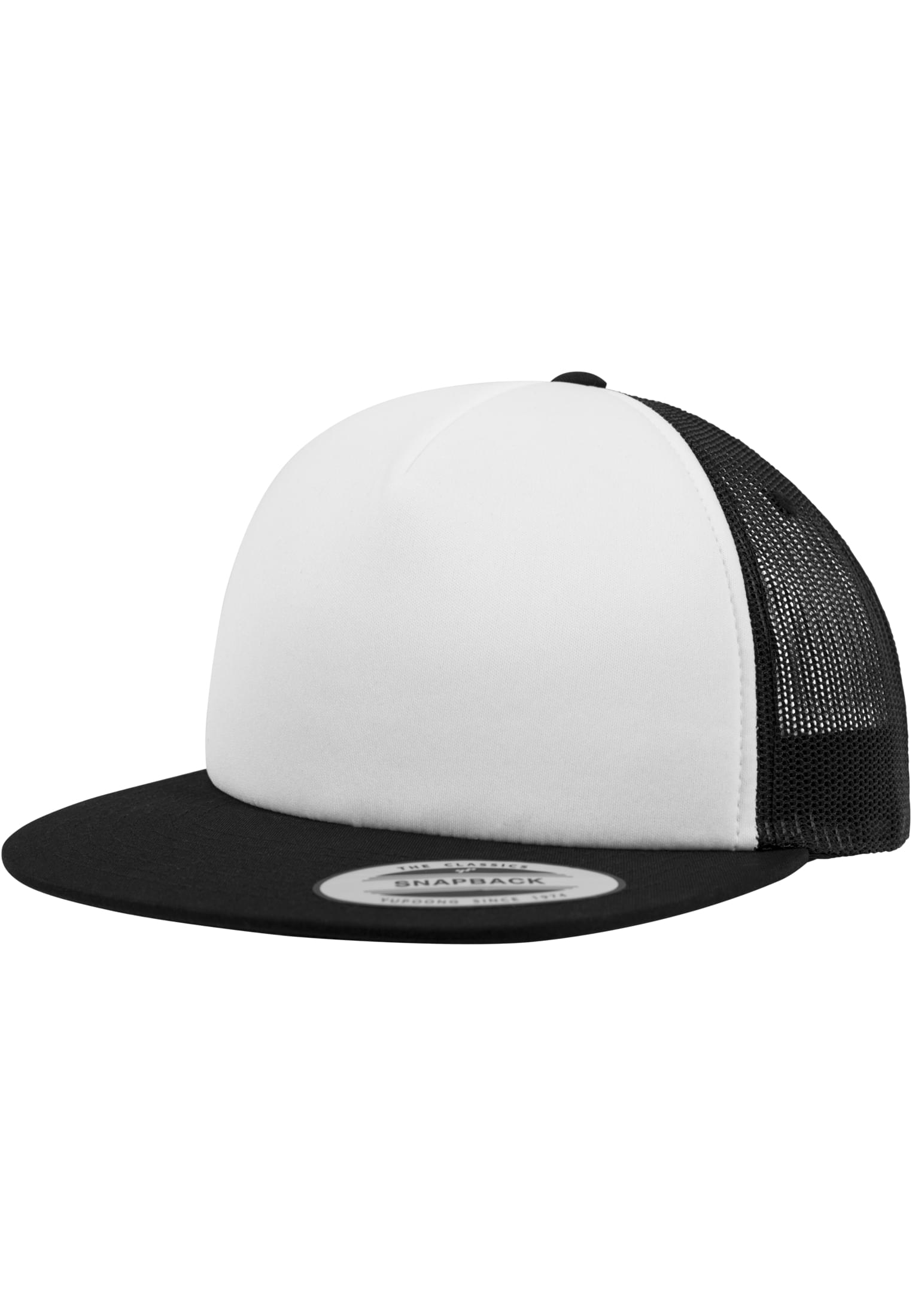 Foam Trucker With White Front Blk/wht/blk