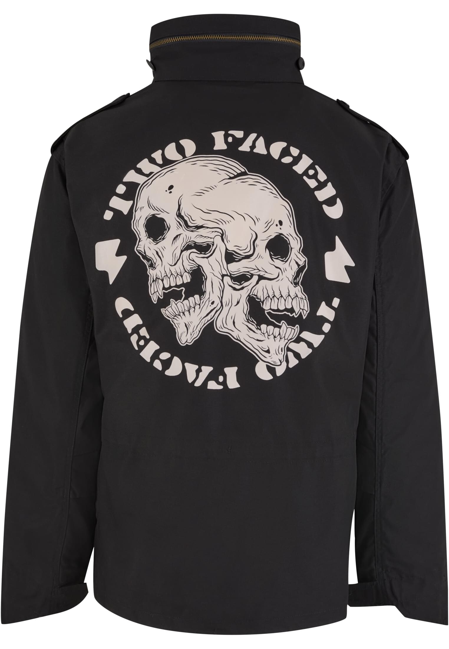 Men&#039;s jacket Two Faced Skull M65 Standard black