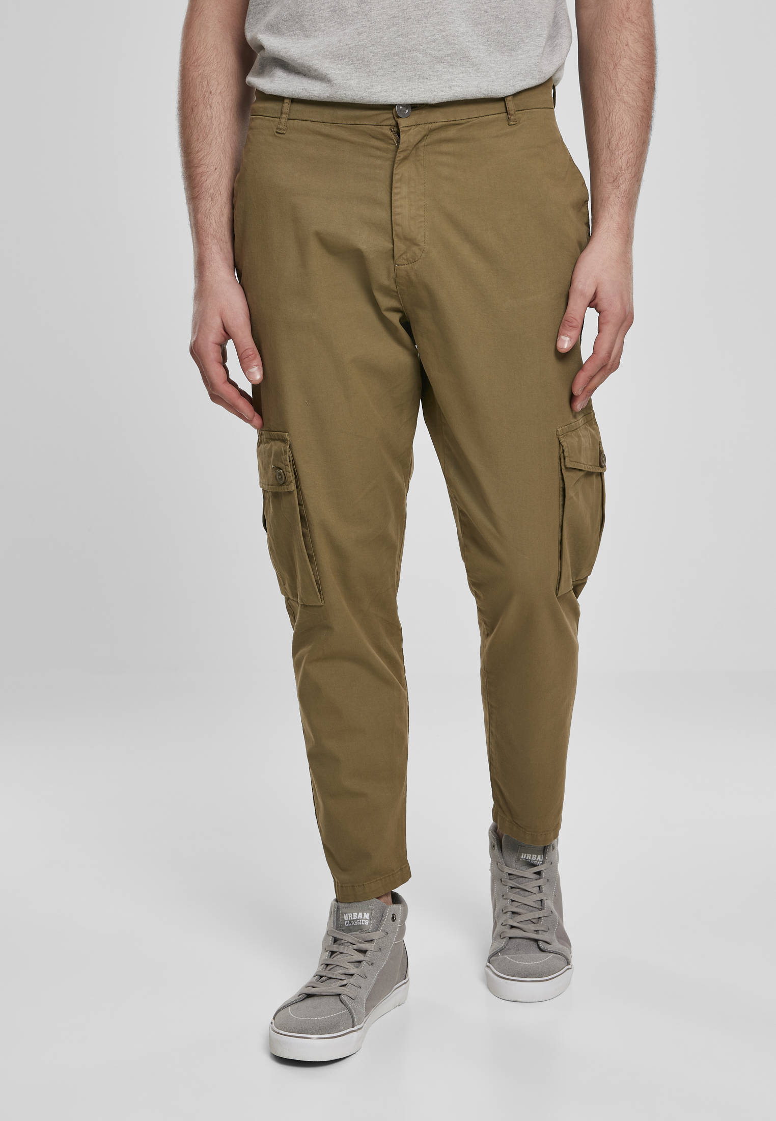 Tapered Cargo Pants Summer Olive