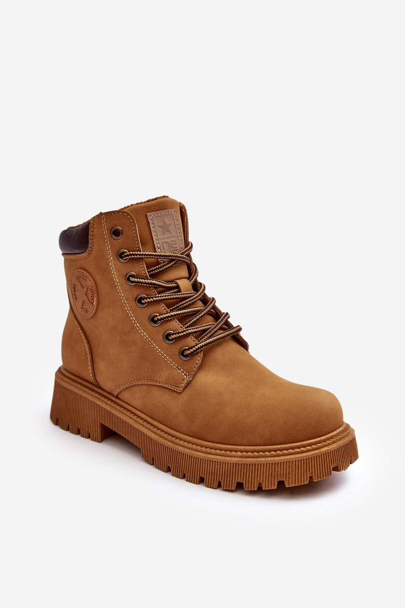 Camel Felizia Leather Insulated Boots