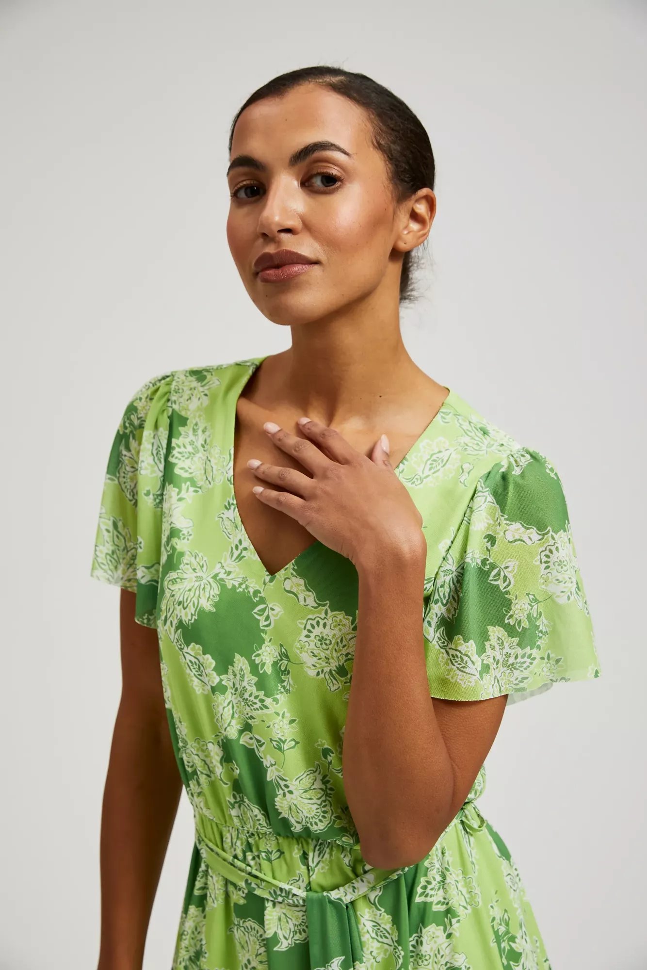 Marisse Women's Dress L-Su-4316 Green