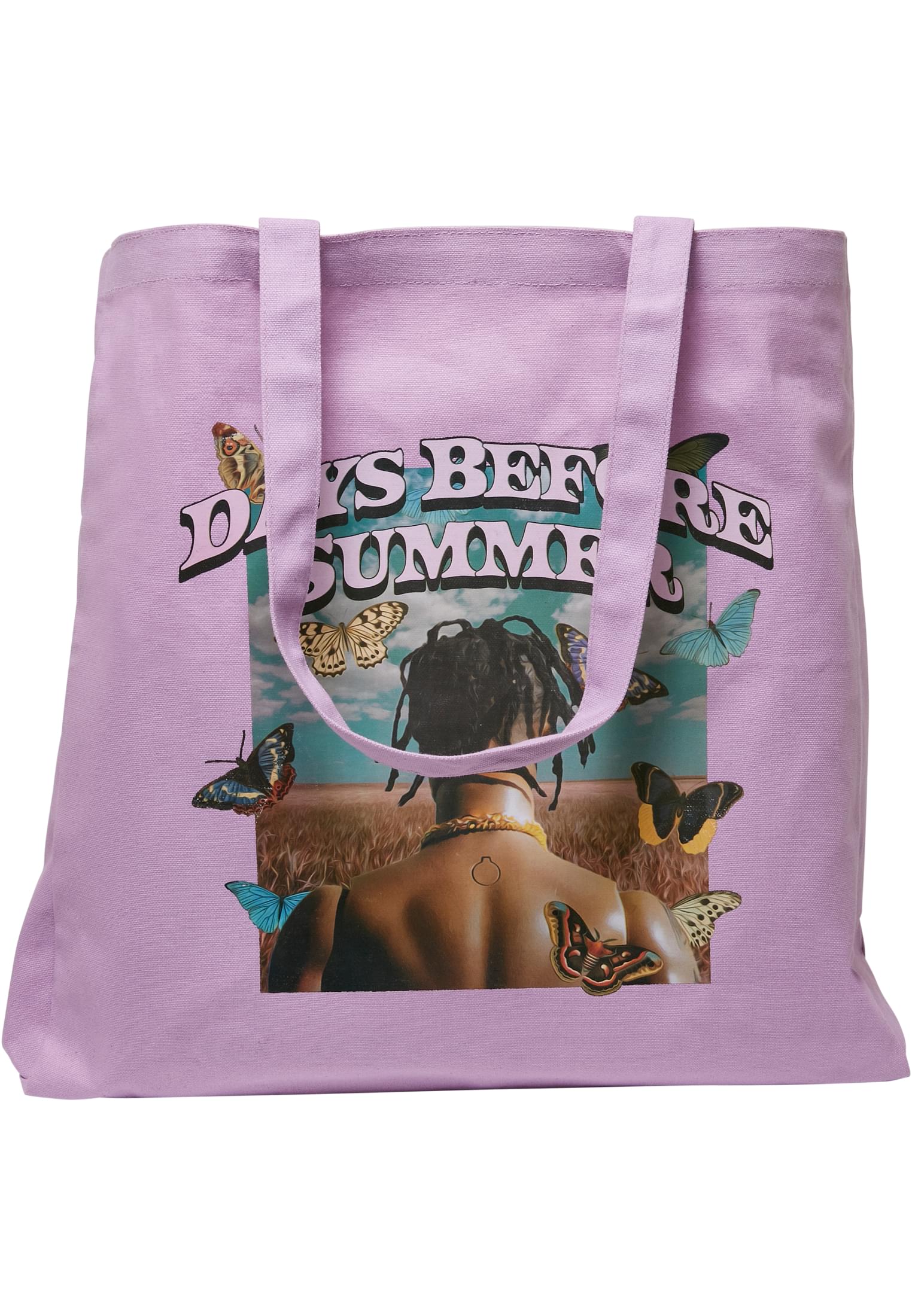 Levně Days Before Summer Oversize Canvas Tote Bag lila