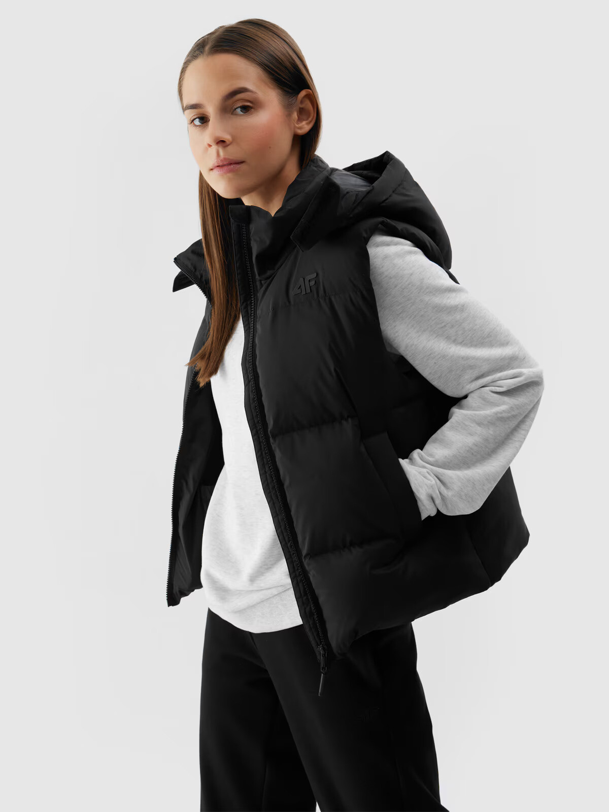 Women's down vest 4F