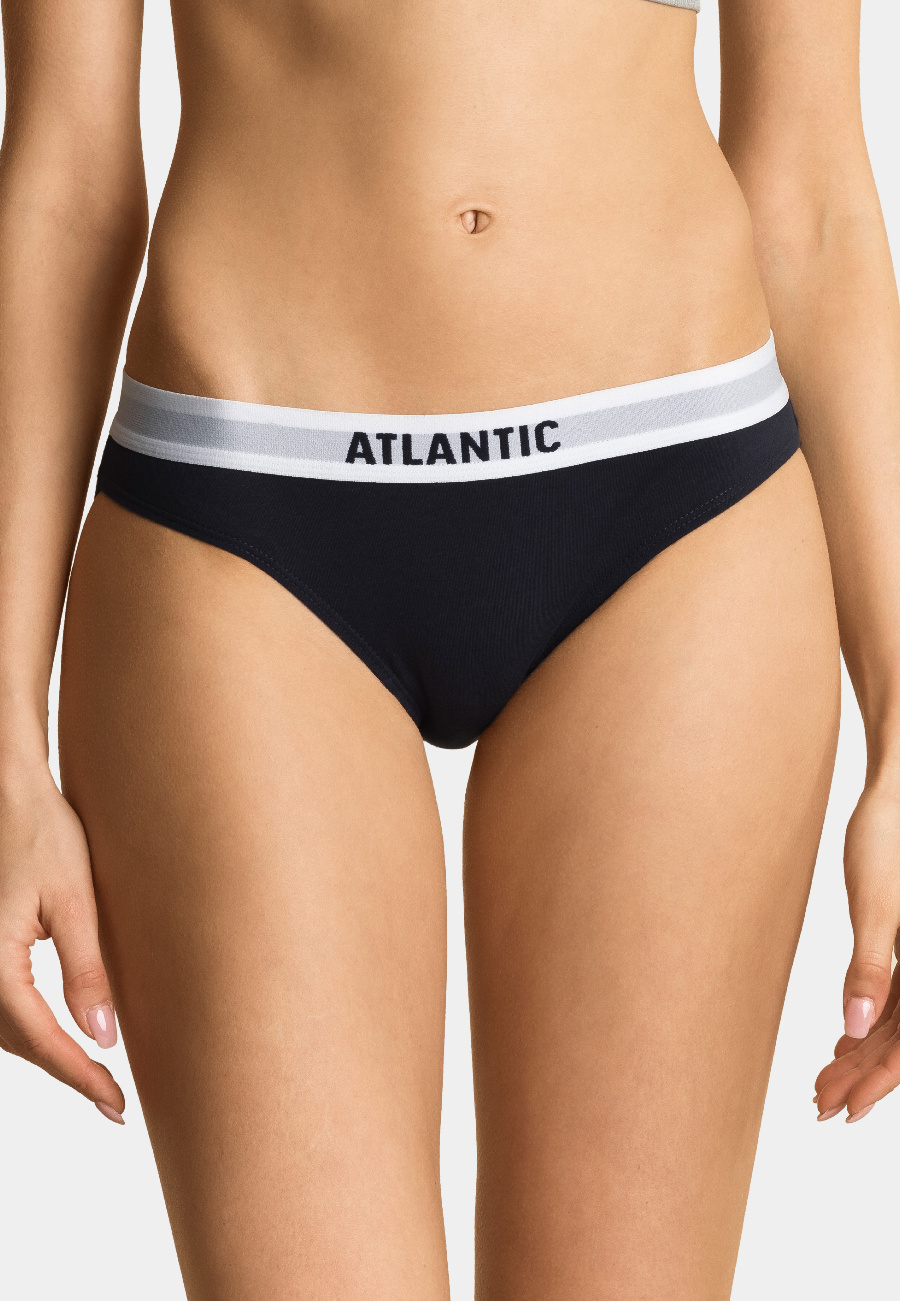 Women's Bikini Panties ATLANTIC 3Pack - navy blue, pink, orange