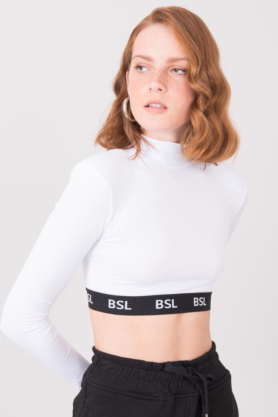 Short top turtleneck BSL White