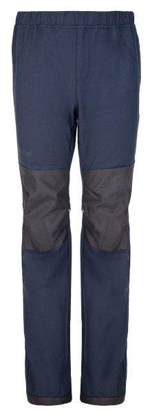 Levně Dětské softshellové outdoorové kalhoty Kilpi RIZO-J tmavě modré