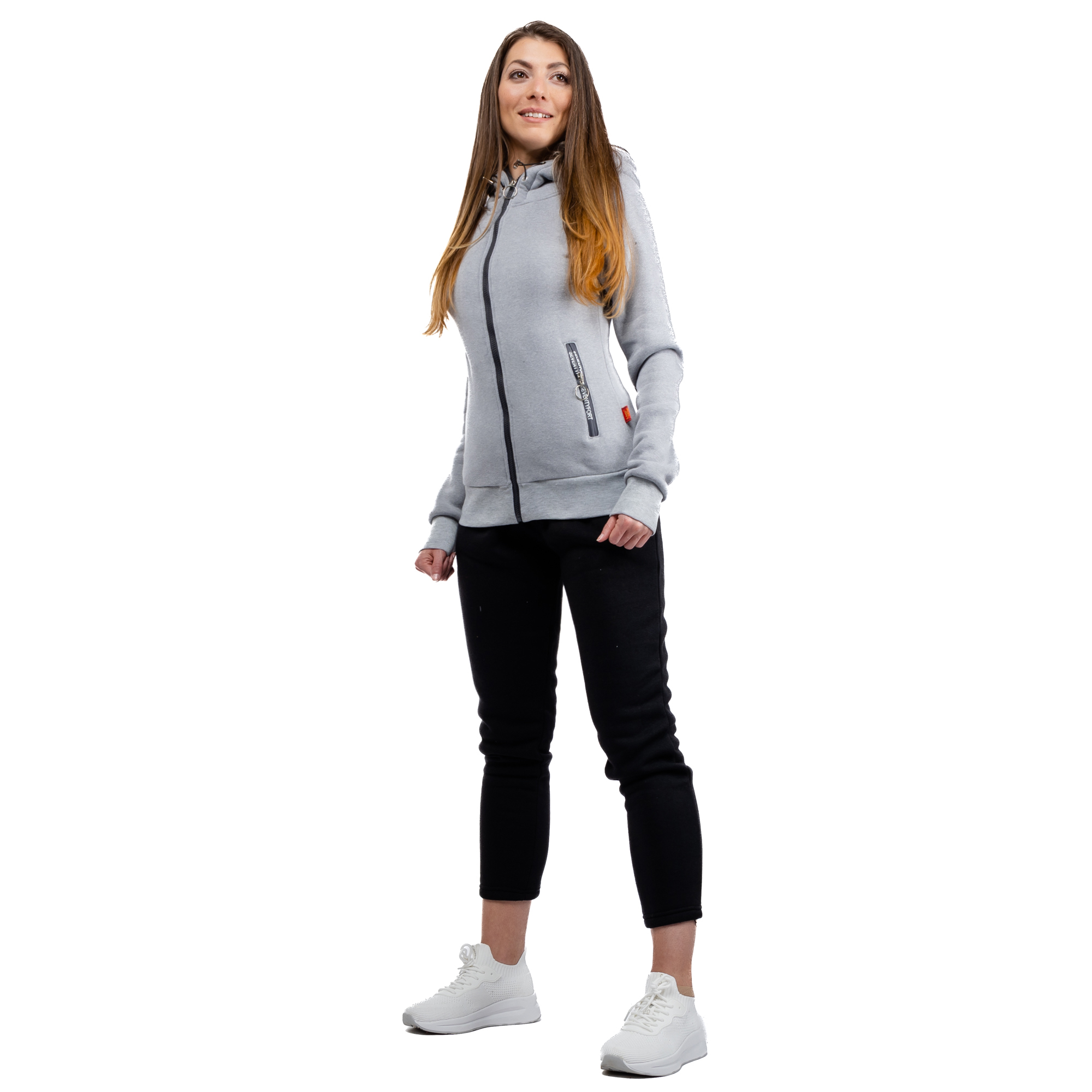 Women&#039;s tracksuit GLANO - light gray