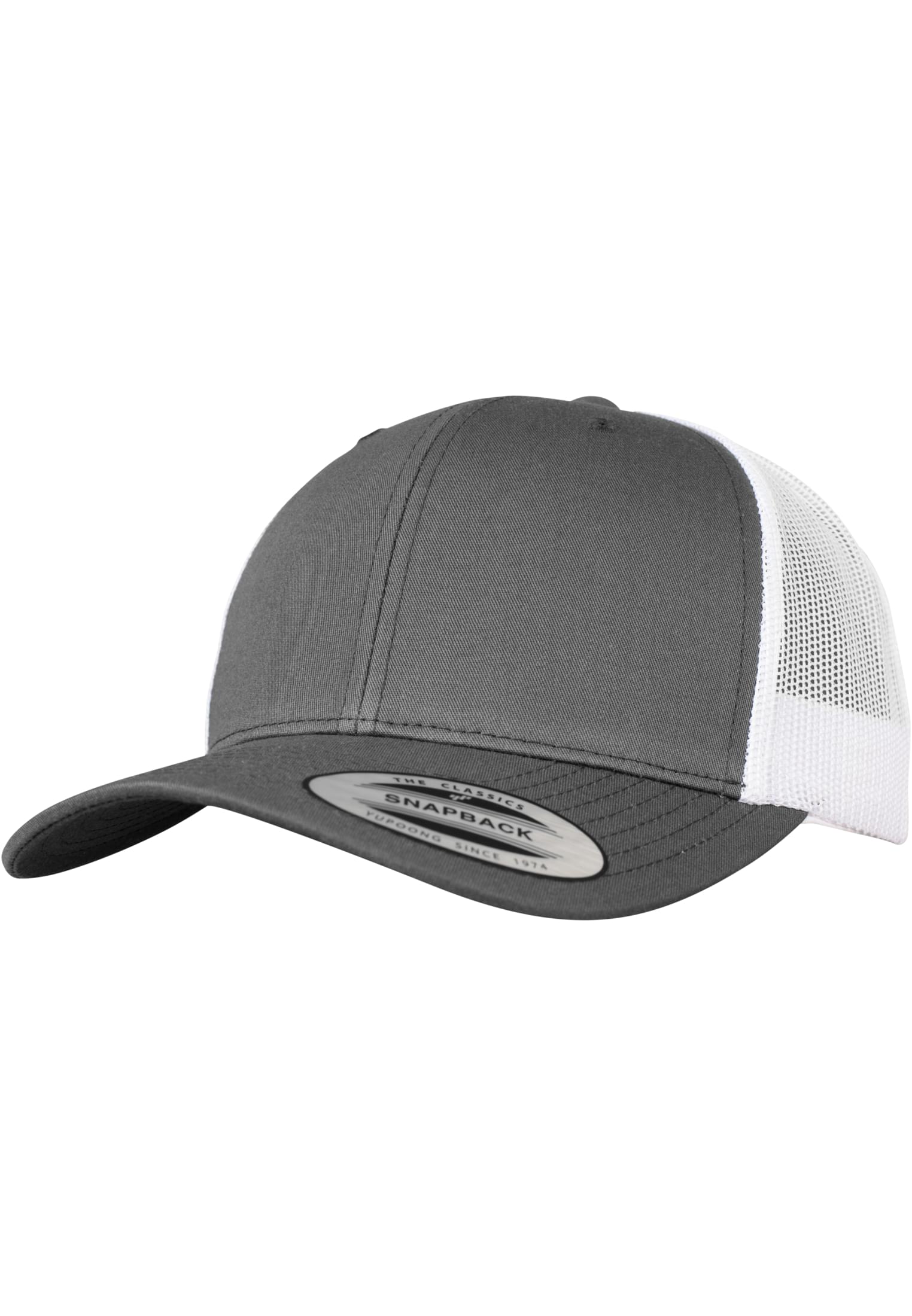 Retro Trucker 2-Tone Dark Grey/wht