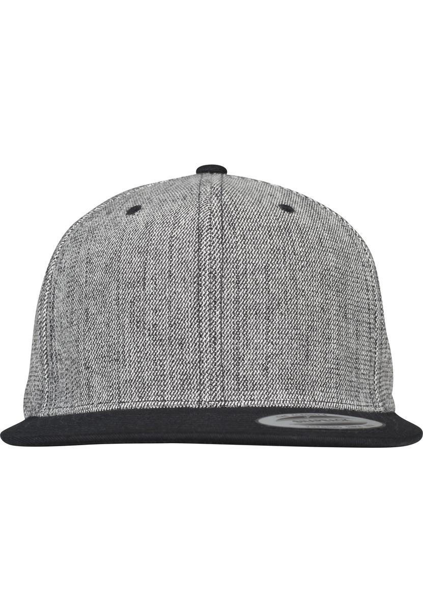 Melange Solid Snapback melanj negru / negru