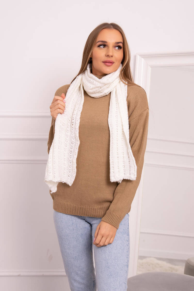 SL40 Ladies scarf white