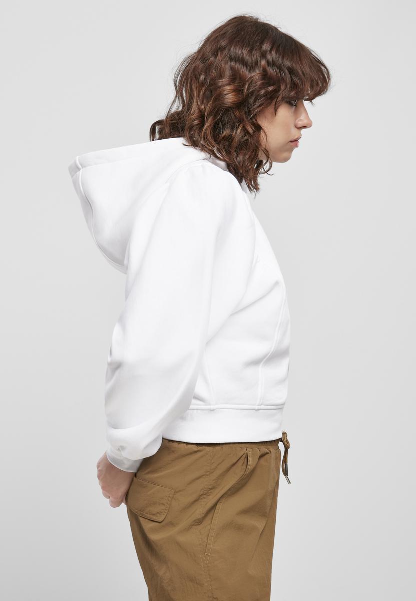 Doamnelor Organice Colectarea Batwing Hoody White