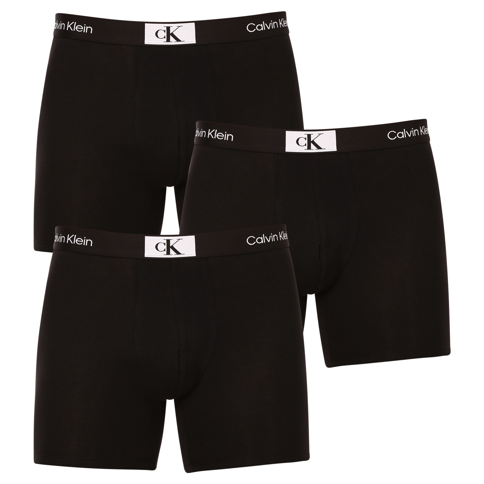 Levně 3PACK pánské boxerky Calvin Klein černé (NB3529A-UB1)