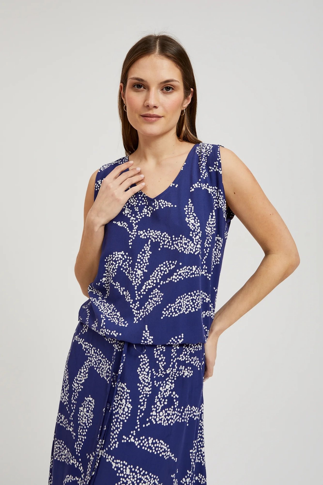 Women's blouse MOODO - dark blue