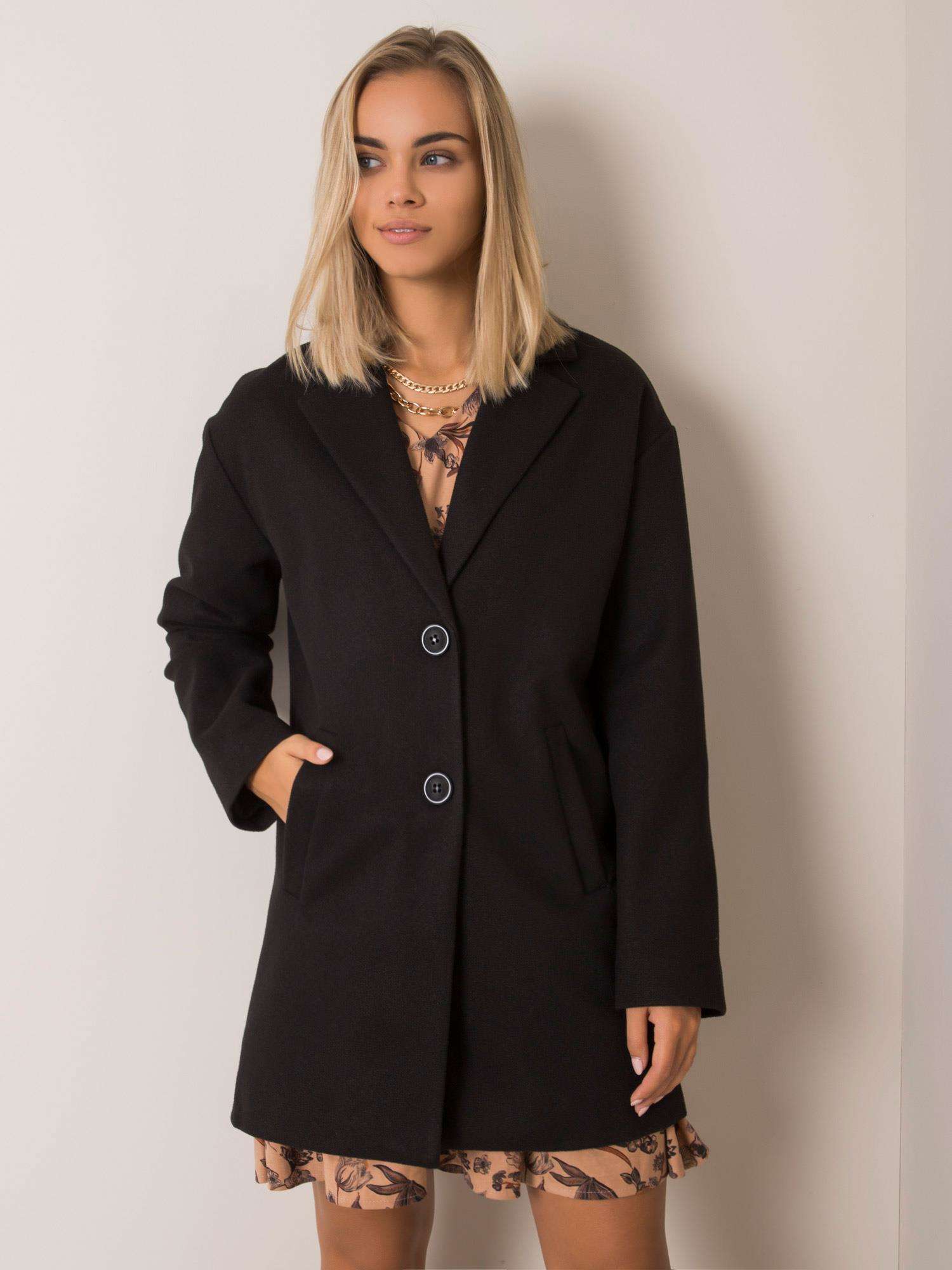 Lady's black coat