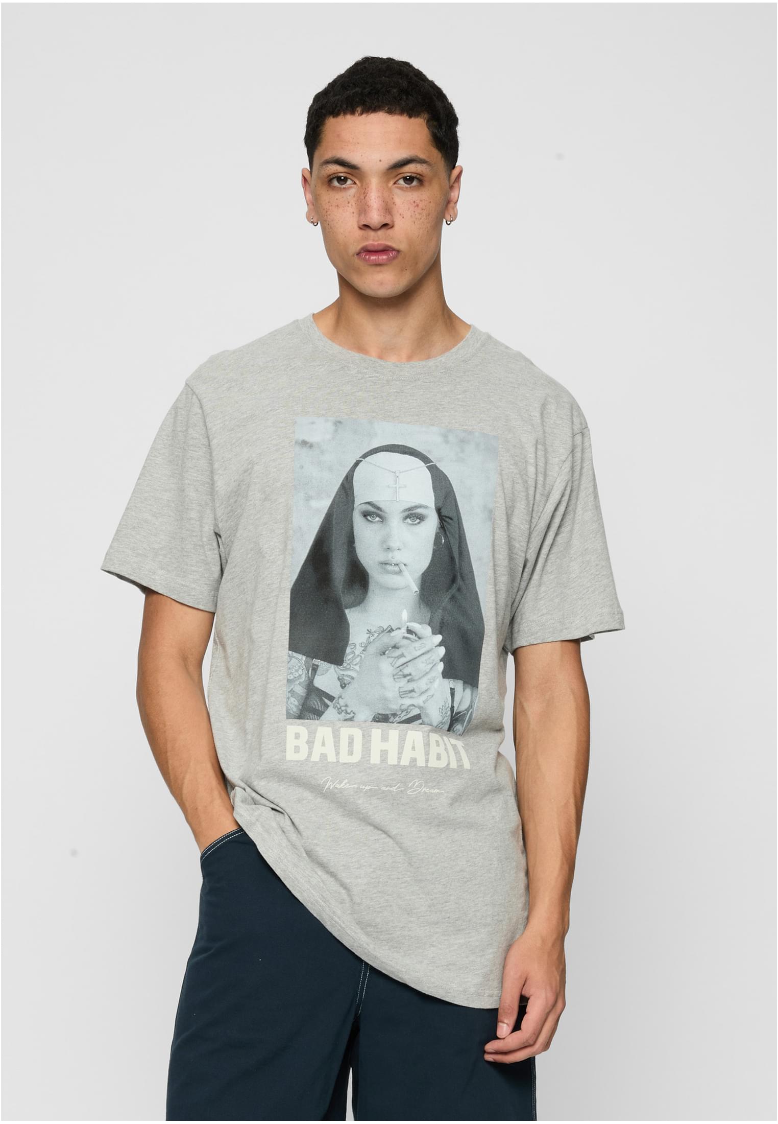 Bad Habit Tee Heather Gray