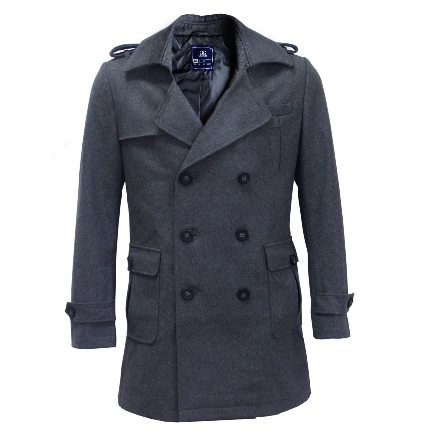 giorgio duffle coat mens