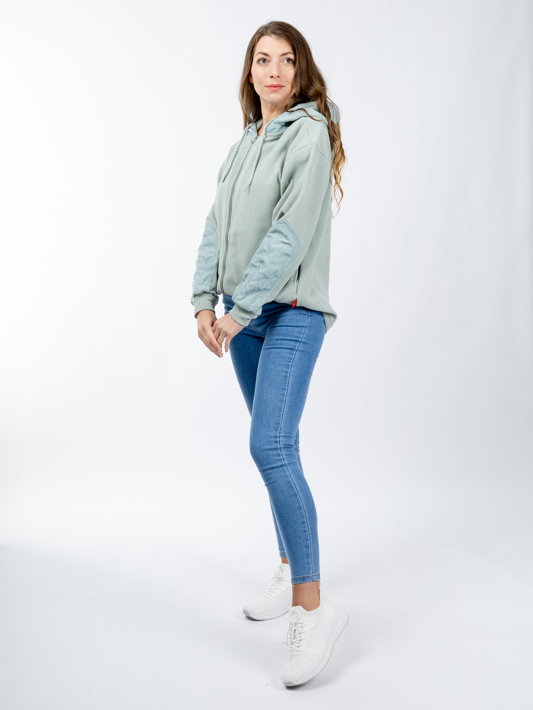 Women&#039;s sweatshirt GLANO - light green