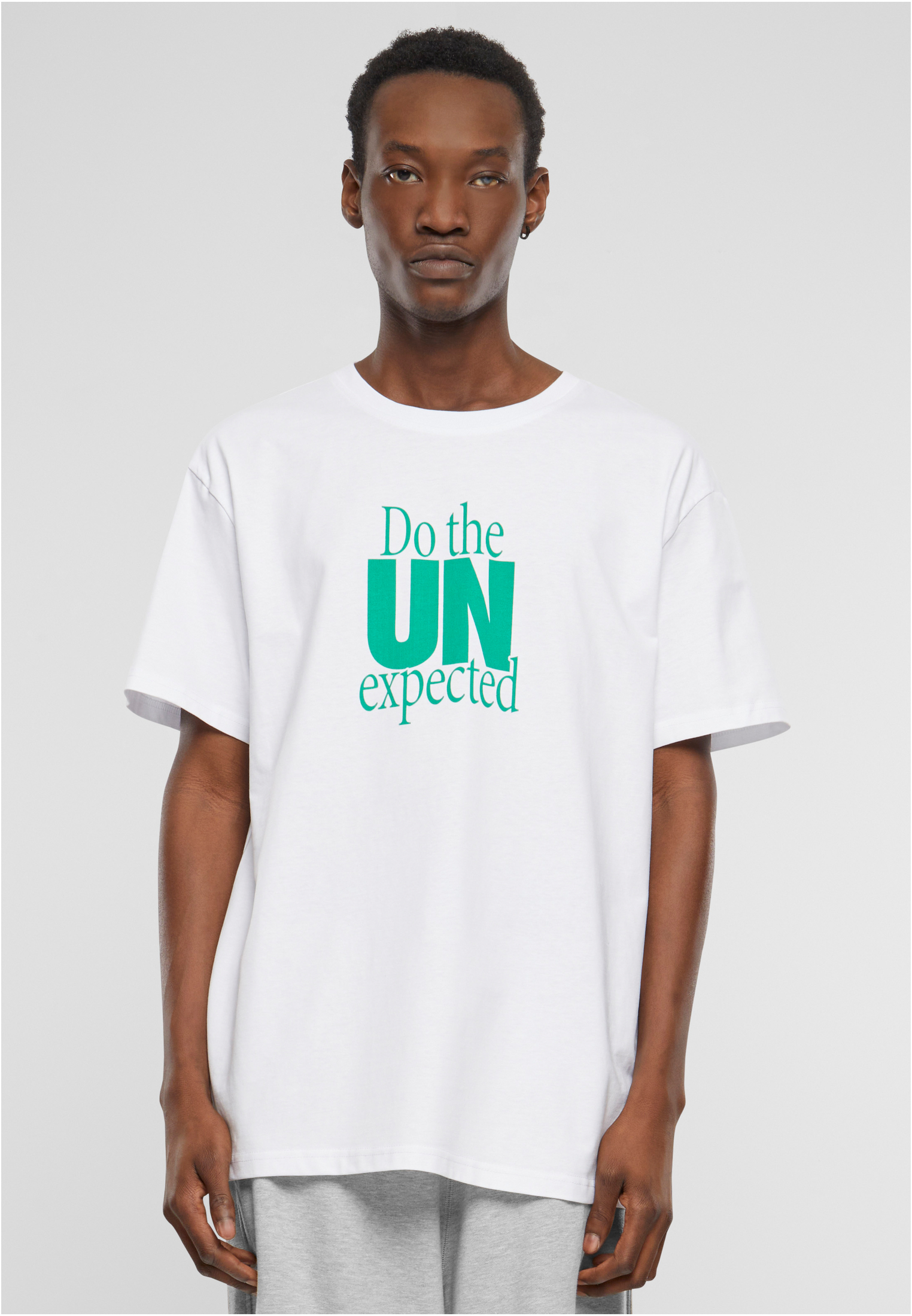 Men's T-shirt Do The Unexpected Oversize White