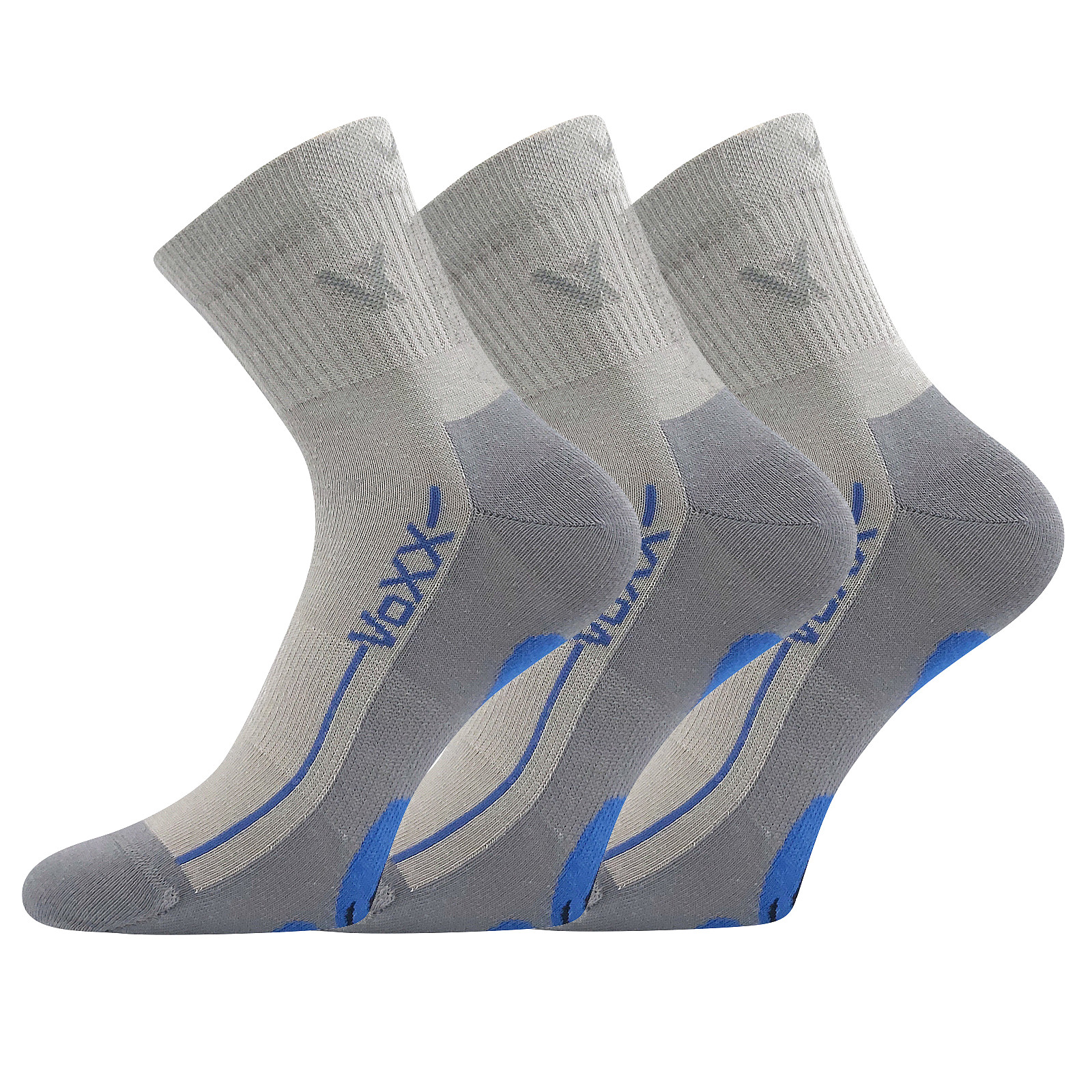 Levně 3PACK ponožky VoXX šedé