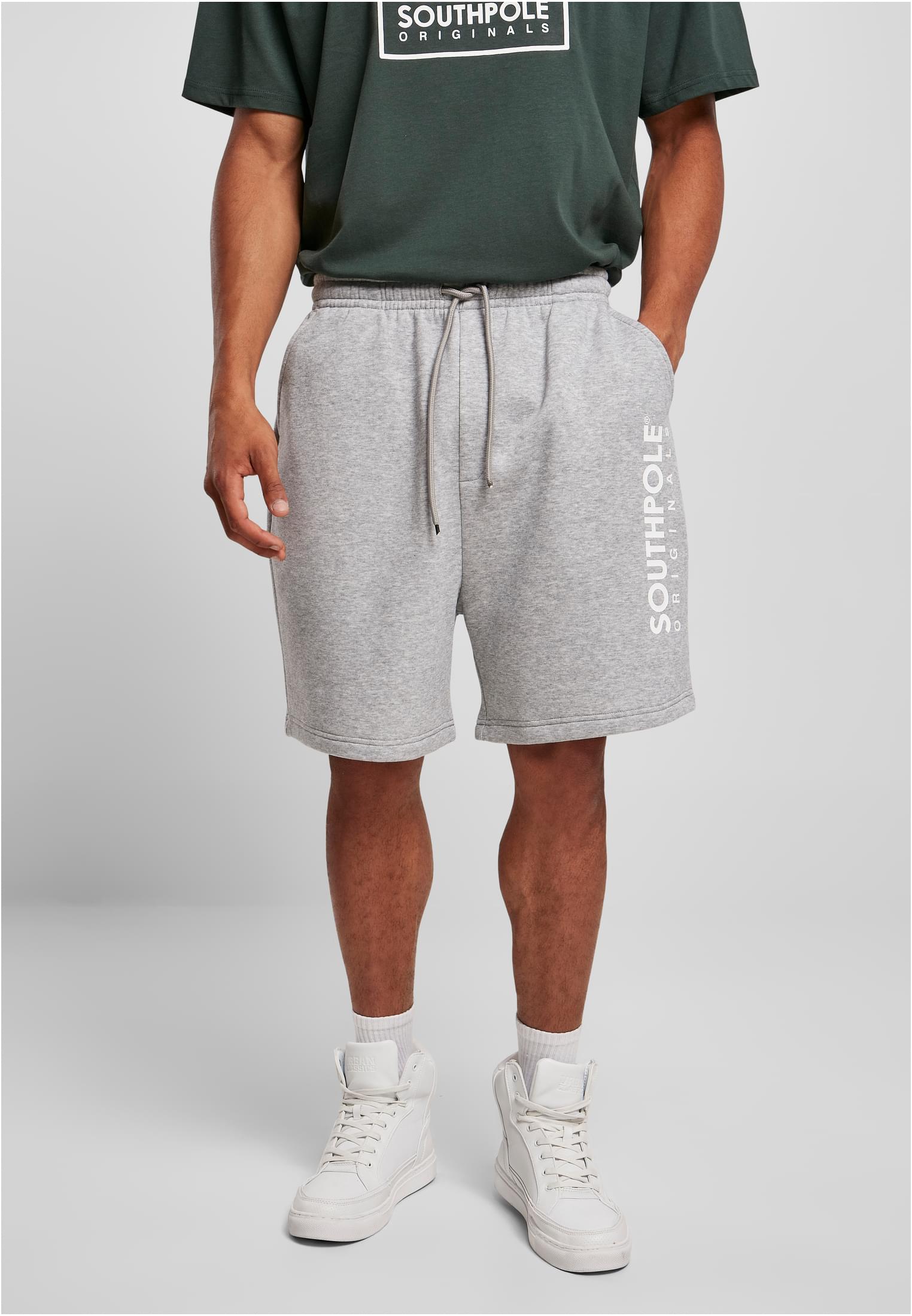 Levně Southpole Basic Sweat Shorts vřesově šedé