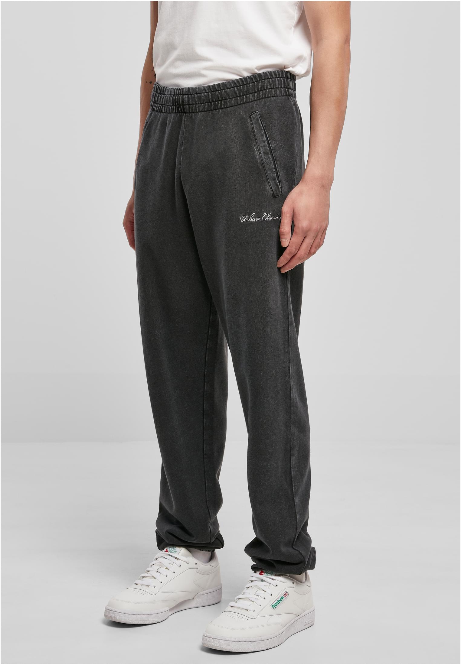 Small Sweatpants With Black Embroidery