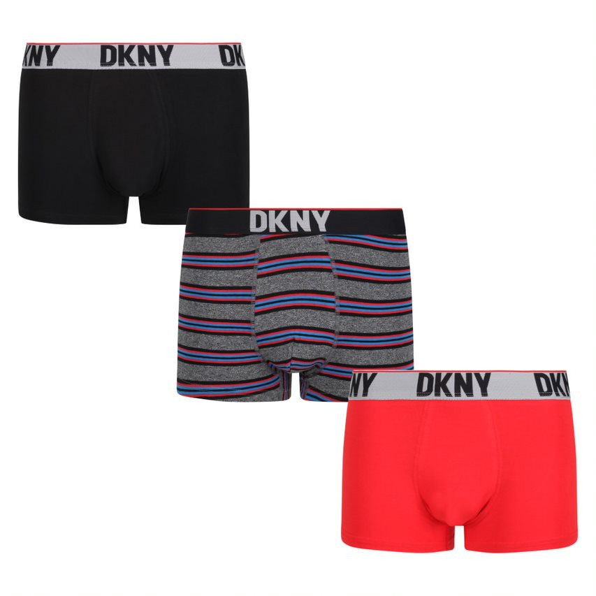 3PACK ανδρικά μπόξερ DKNY Elkins πολύχρωμα