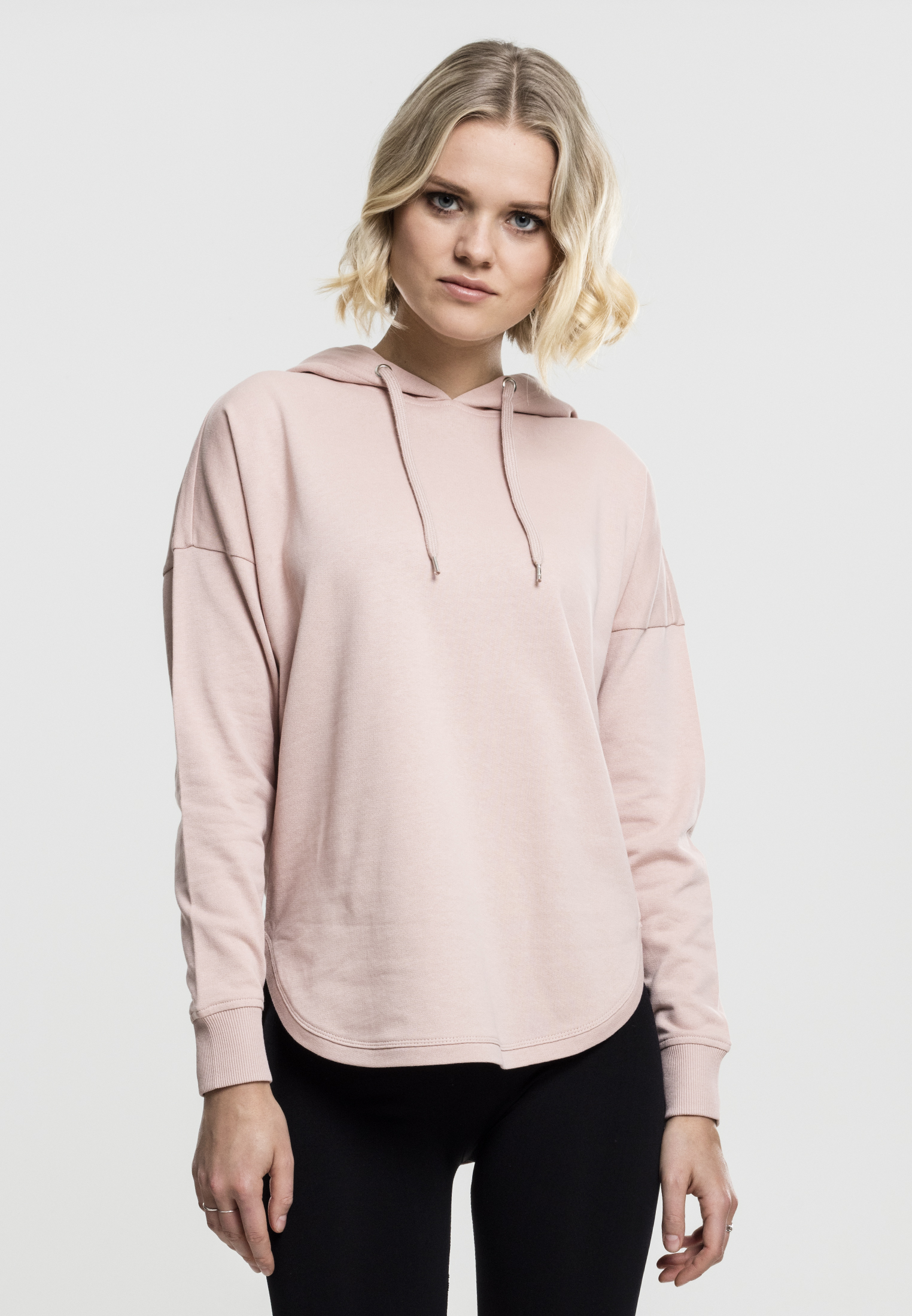 Women's Oversized Terry Hoody Light Rose