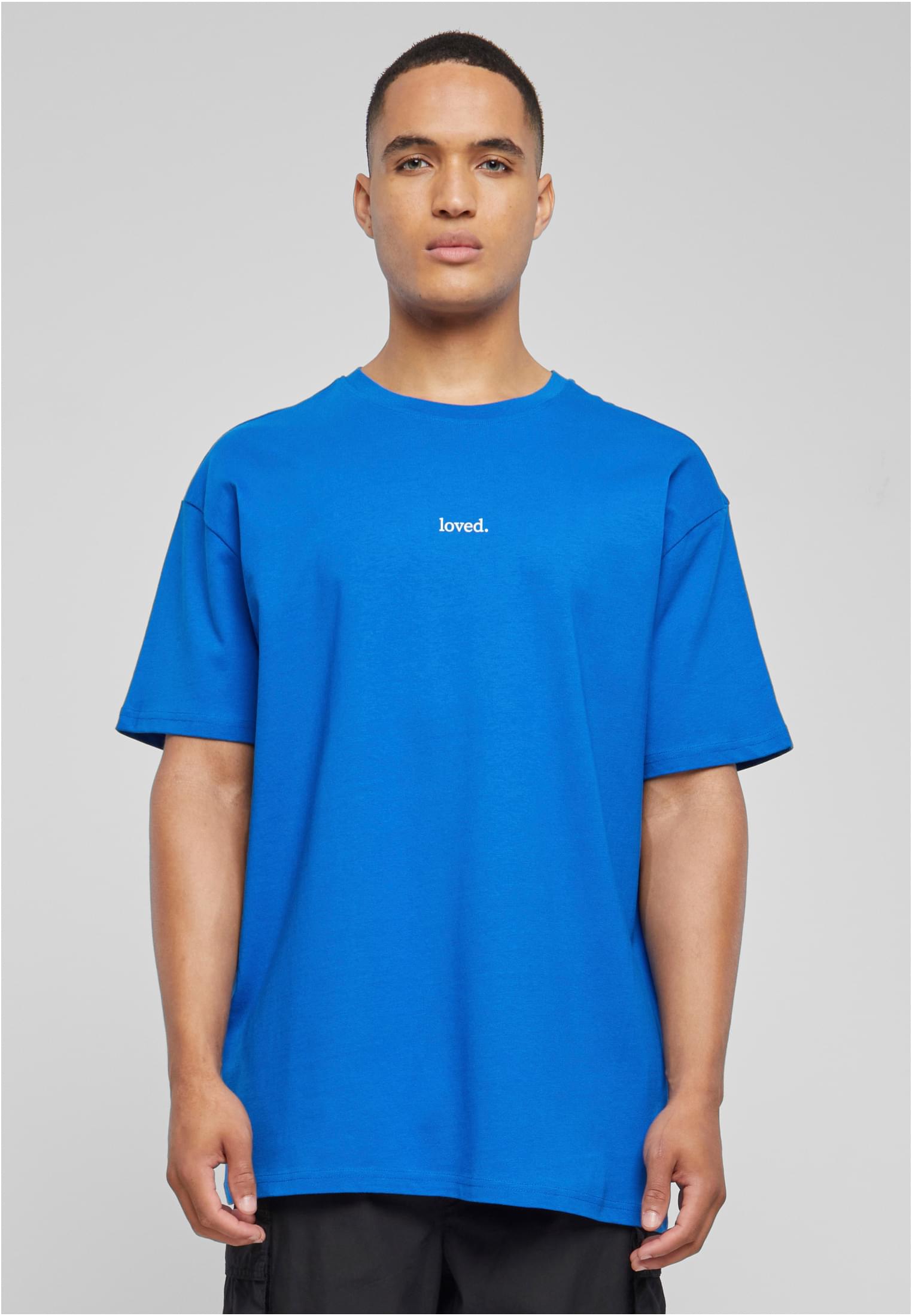 Men's T-shirt Love Heavy Oversized - blue