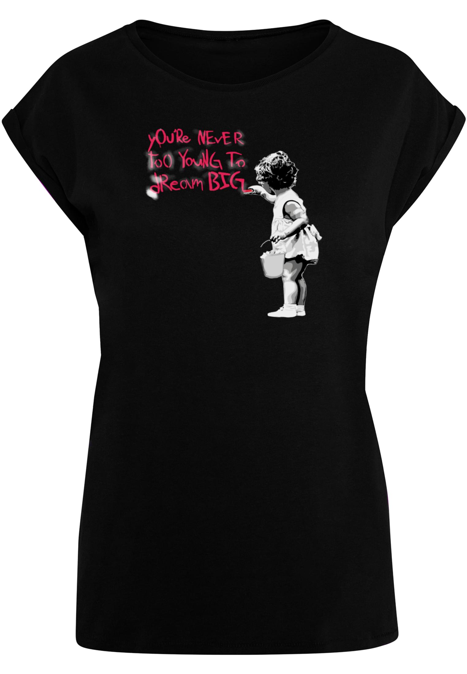 Women's T-shirt Dream Big - black
