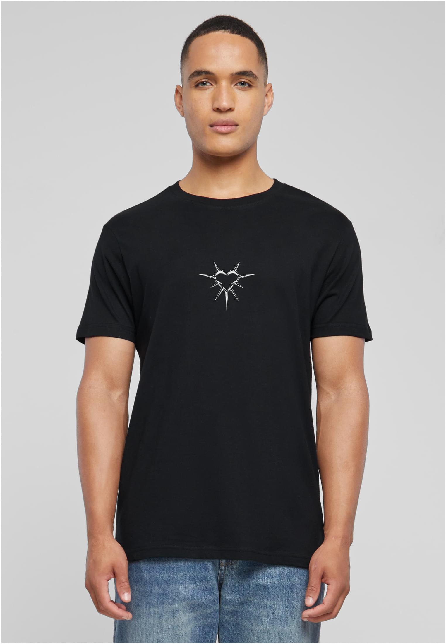 Men's T-shirt Spike Heart EMB Black