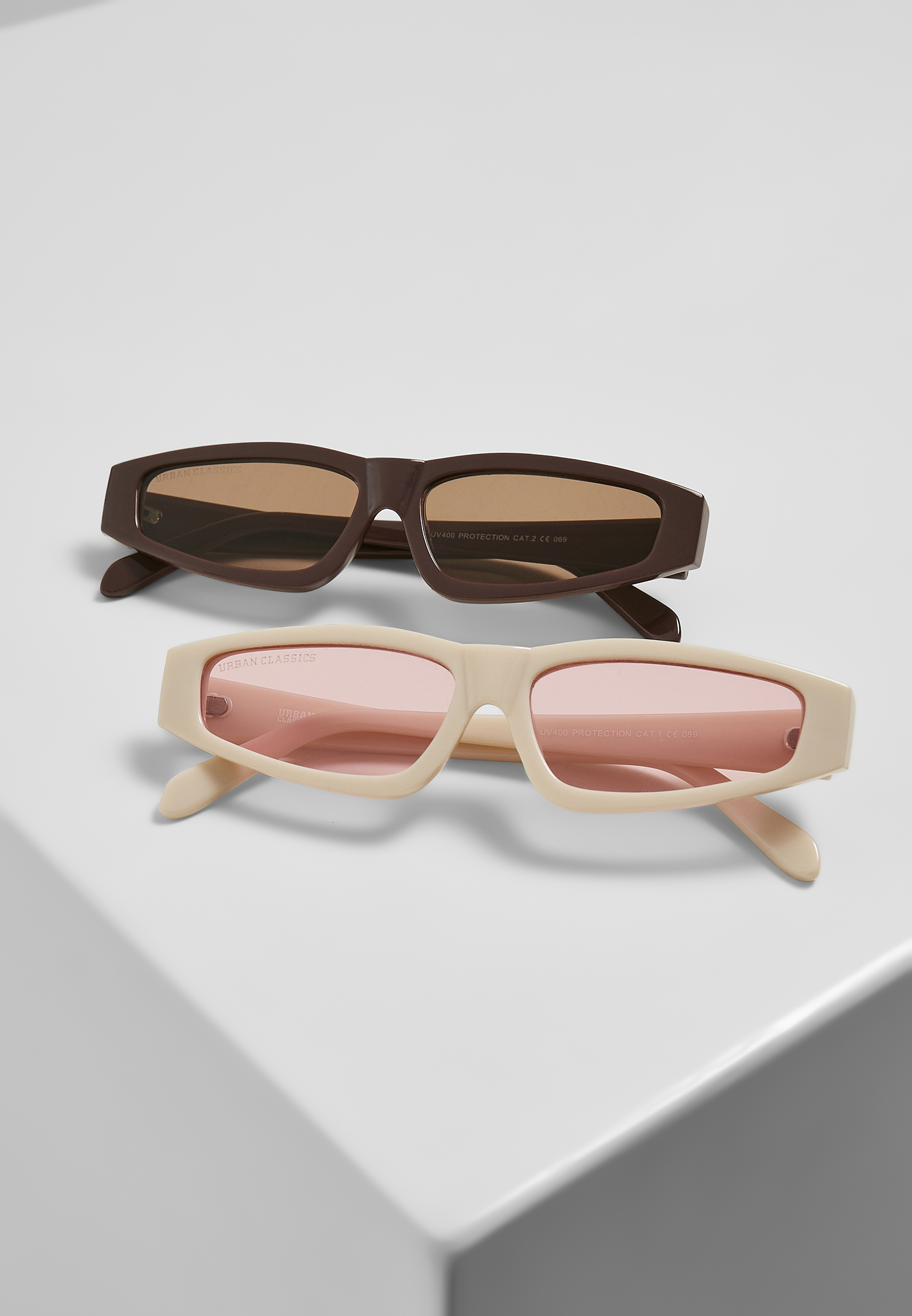 Lefkada 2-Pack Sunglasses Brown/Brown White/Pink
