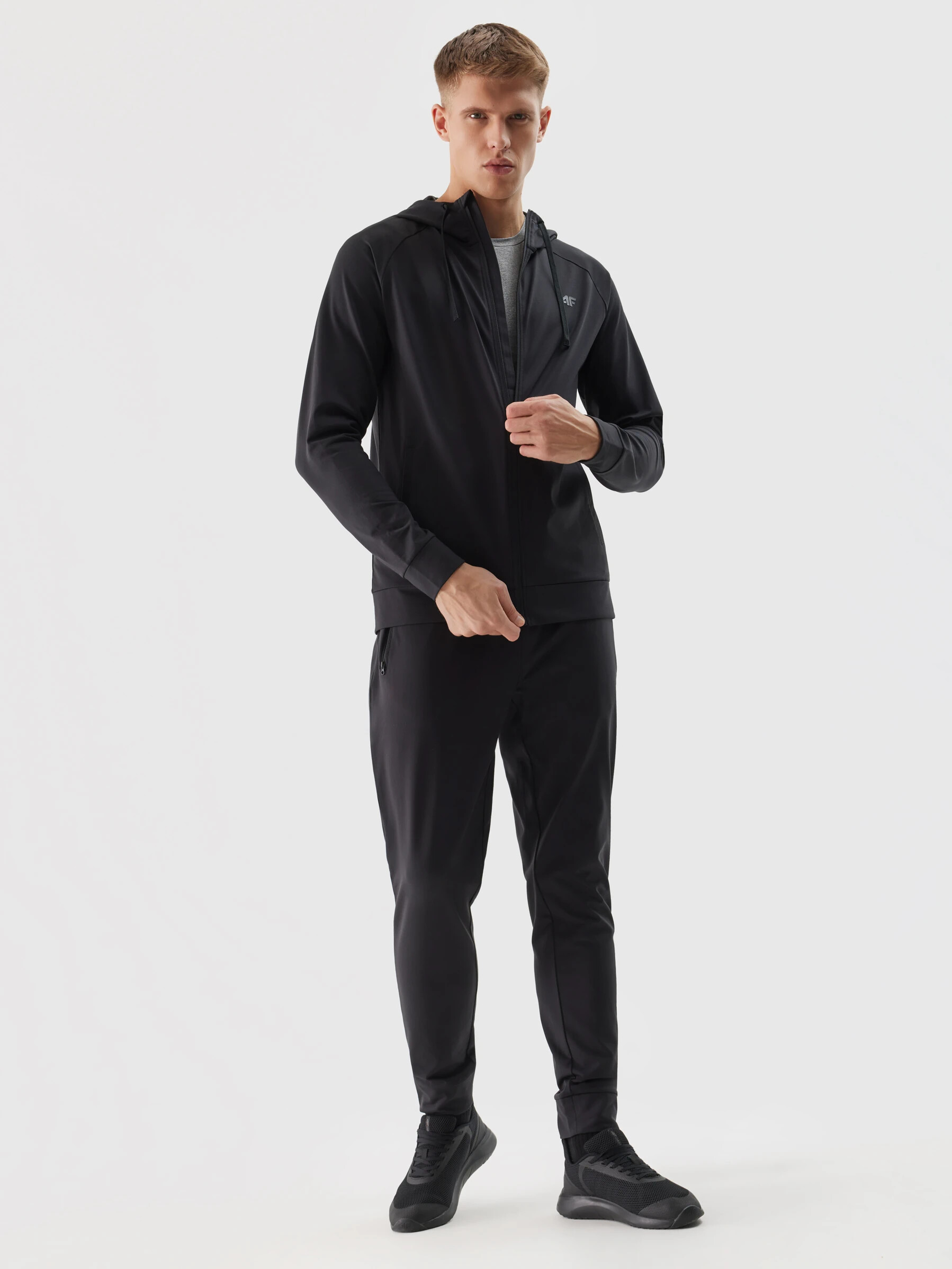 Men&#039;s Sports Sweatshirt 4F - Black